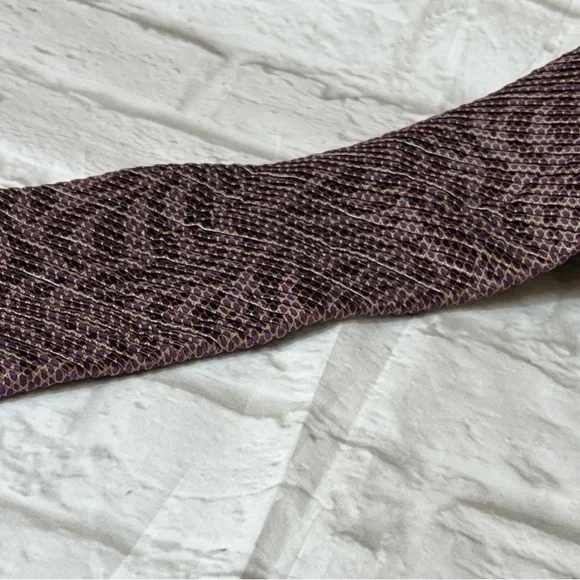 Brioni Purple Men Neck Tie 61”
